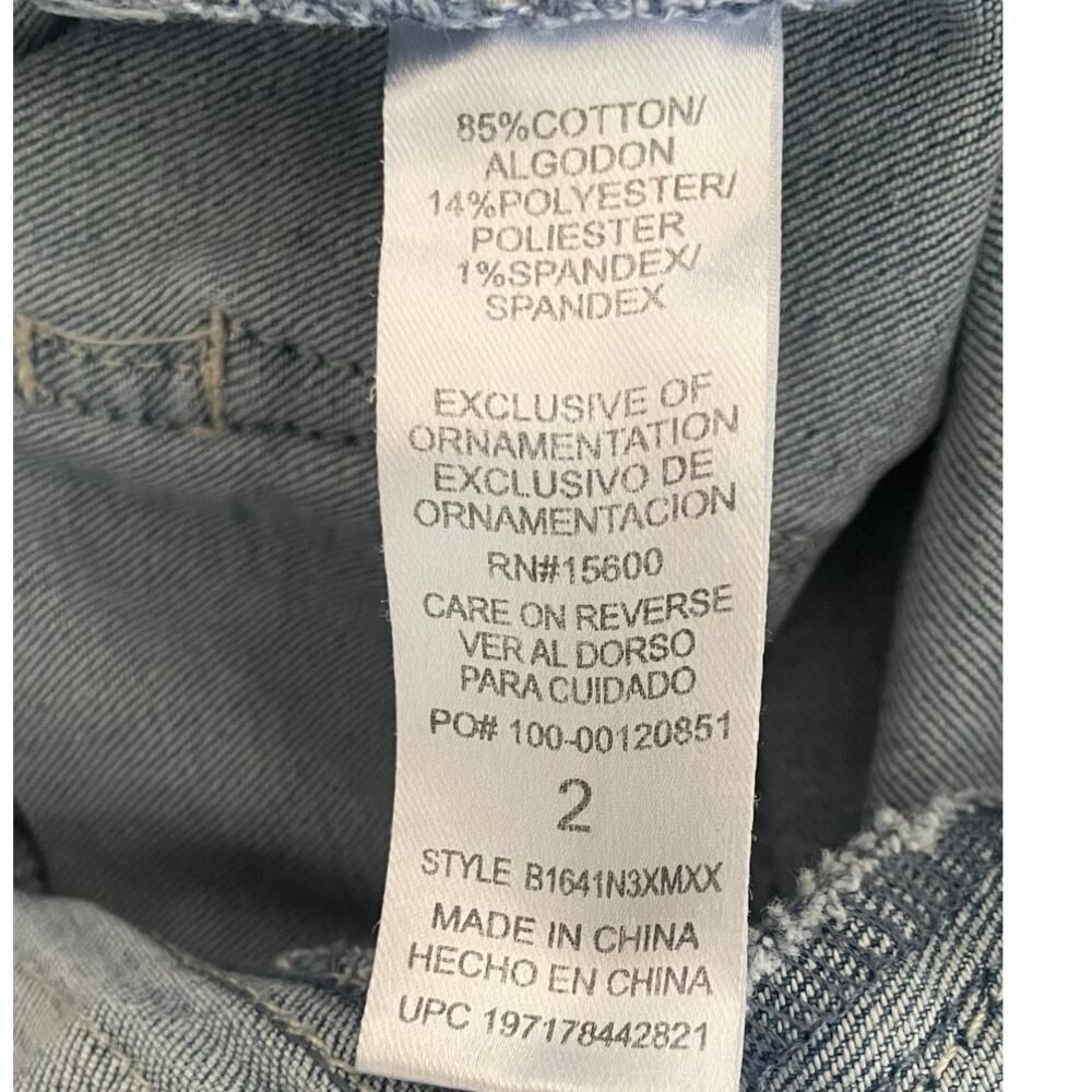 Democracy Women's "Ab-solution" Distressed Skinny Jeans - Light Wash Size 2 - Picture 7 of 7
